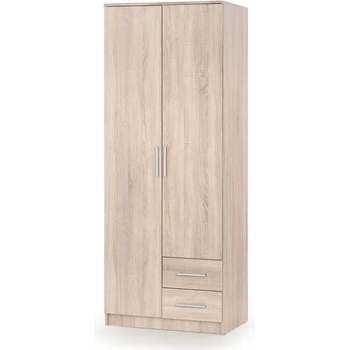 Image 1 of Black Red White Двукрилен гардероб lima s-2