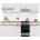 Black Red White Кухня Junona Line - бял гланц - 230 см (K24-JUNONA_MODUL/230-BI/BIP/DCRZ)