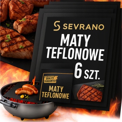 Ruhhy Teflónová podložka na grilovanie a pečenie 40 x 33 cm, 5 ks 23471