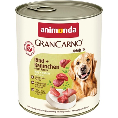 Animonda GranCarno Adult Beef a králík s bylinkami 24 x 800 g
