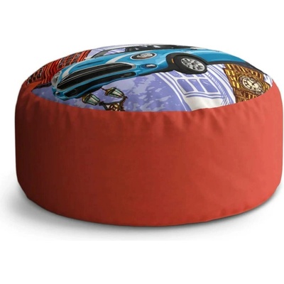 Sablio Taburet Circle Mini sedan Londýn: 38x48 cm