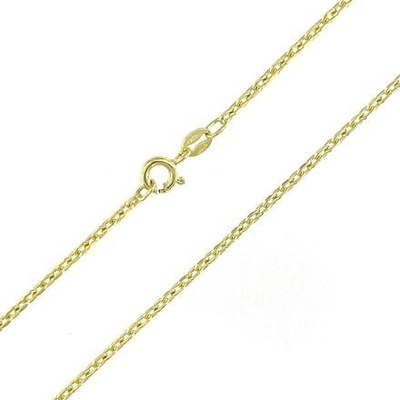 InfinitySilver Stříbrný pozlacený řetízek 1404060G50