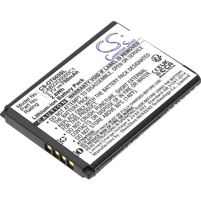 Cameron Sino Батерия за мобилен телефон ALCATEL 2010D, One Touch 356, One Touch 665 CAB22B0000C1 LiIon 3, 7V 700mAh CAMERON SINO (CS-OT665SL)