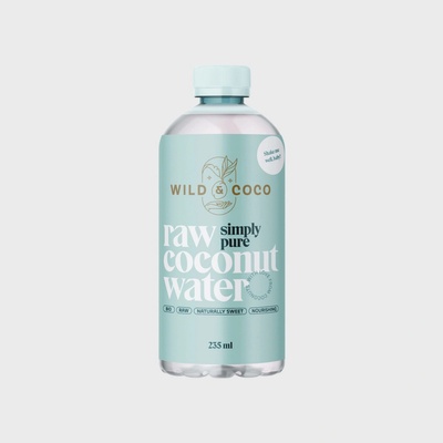 Wild & Coco Bio Raw kokosová voda PURE 235 ml