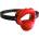 Kiotos Vibrating Mouth Gag Silicone Lips & Tongue Red