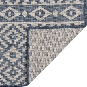 Pure Line Home Градински плоскотъкан килим Tribal, сини шевици