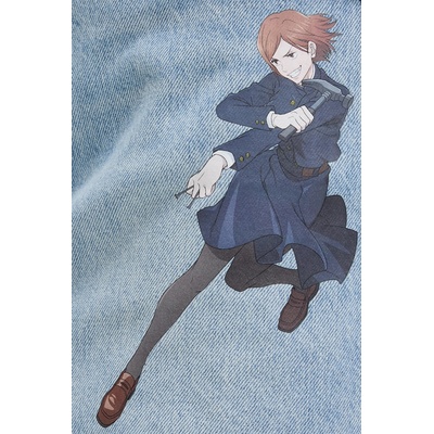 HUGO Blue Дънкова пола Hugo Blue HUGO x Jujutsu Kaisen (50557549)