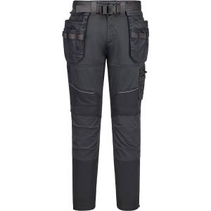 Portwest КОБУР portwest kx3 kx343 / Еластични спортни панталони - Металик сив 4xl (kx343mgr4xl)