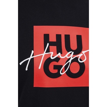 HUGO Памучна тениска HUGO Dashire_3 (50485373)