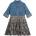 Guess Комбинирана рокля с деним и тюл за момиче Guess
