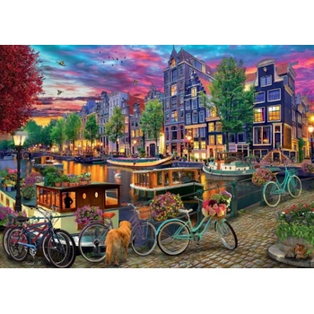 Dino - Puzzle Painted Amsterdam - 2 000 piese