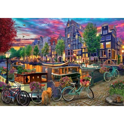 Dino - Puzzle Painted Amsterdam - 2 000 piese