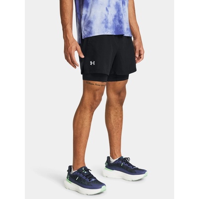 Under Armour UA LAUNCH 5 2-IN-1 shorts -BLK 1382640-001