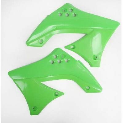 UFO kryty chladiče KAWASAKI KXF 250 09-12 barva zelená