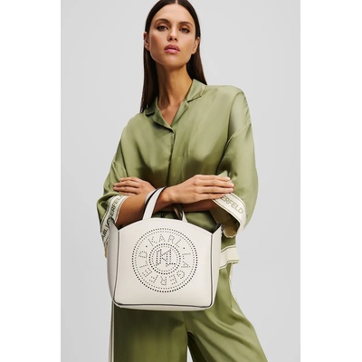 KARL LAGERFELD Кожена чанта Karl Lagerfeld K/CIRCLE (A1W30058)
