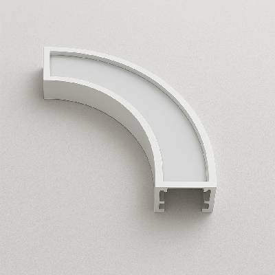 ПРОФИЛ АЛУМИНИЕВ wave 1/2 Ф600 50x50+ДИФУЗЕР К-КТ wh (5801-0.50)