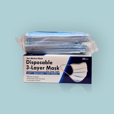 Kadi rouška jednorázová třívrstvá 50 ks – Zboží Dáma