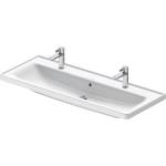 Duravit D-Neo - Двойна мивка 120x48 см, с преливник, отвор за смесител, бяла 2367120024 (2367120024)