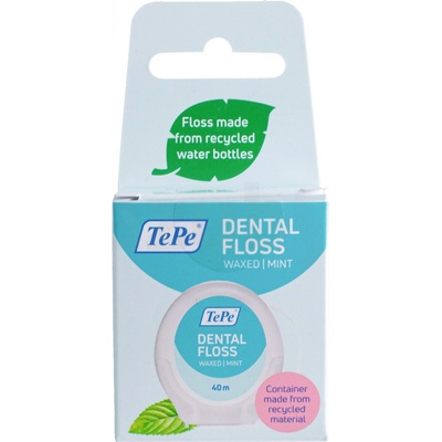 TePe Dental Floss expandující voskovaná zubní nit s mátovou příchutí 40 m – Zbozi.Blesk.cz
