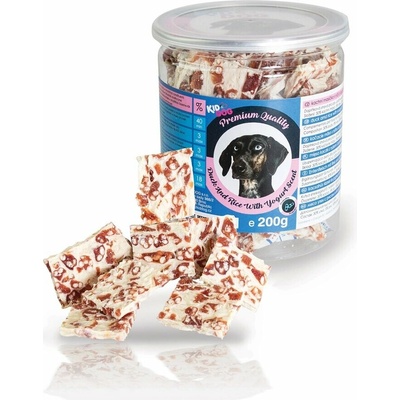 KIDDOG kačacie mäsko s ryžou a jogurtovou náplňou dóza 200 g