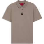 HUGO Блуза с яка HUGO Mens HUGO Deabono Short Sleeve Polo Shirt with Logo Detail - Brown 237