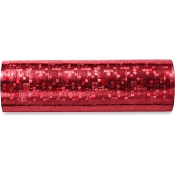 PartyDeco Serpentiny holografické červené