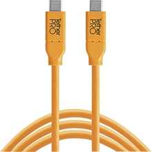 Tether Tools CUC15-ORG-358493 USB-C to USB-C, 4,6m, oranžový