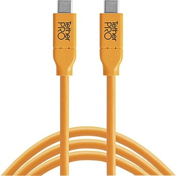 Tether Tools CUC15-ORG-358493 USB-C to USB-C, 4,6m, oranžový