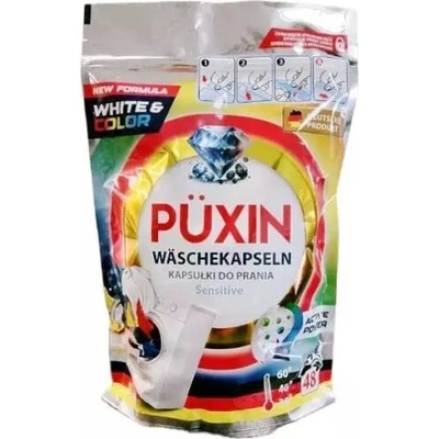Puxin kapsle na praní Sensitive White And Color 48 PD