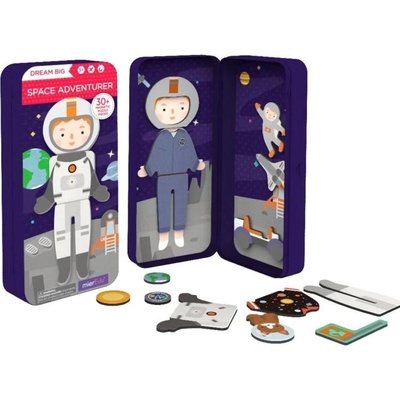 MierEdu Cestovní magnetické puzzle astronaut