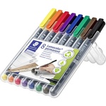 STAEDTLER Маркер Staedtler Lumocolor Perm 0, 4mm асорти (8) (313 WP8)
