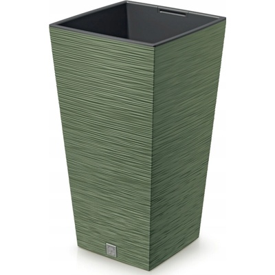 Prosperplast Kvetináč 29,5 x 29,5 x 55 cm plast zelený