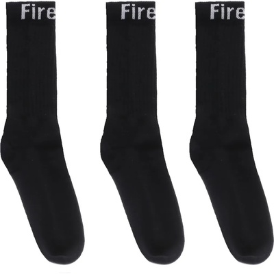 Firetrap Чорапи Firetrap Pack Crew Socks - Black