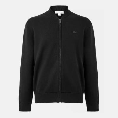 LACOSTE Яке LACOSTE Men's Ribbed Athletic Bomber Jacket - Black 031