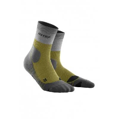 CEP vysoké OUTDOOROVÉ PONOŽKY LIGHT MERINO olive/grey