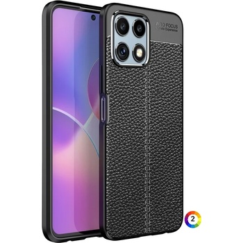 Huawei Honor X30i / Play6T Pro / X8 Удароустойчив Litchi Skin Калъф и Протектор