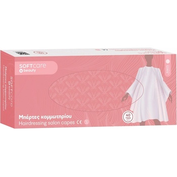 SoftCare Фризьорска пелерина за еднократна употреба - прозрачна, 130x90 см, 40 бр. | VVMstore (121.100)