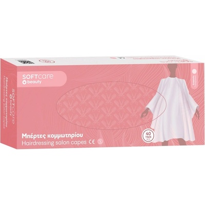 SoftCare Фризьорска пелерина за еднократна употреба - прозрачна, 130x90 см, 40 бр. | VVMstore (121.100)