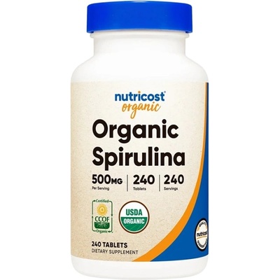 Nutricost Organic Spirulina [240 Таблетки]