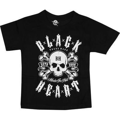 Black heart детска тениска black heart - bullet - ЧЕРНА - 17572