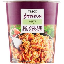 Tesco Free From Bolognese bezlepkové instantní nudle se sušenou zeleninou a hovězím masem 60 g