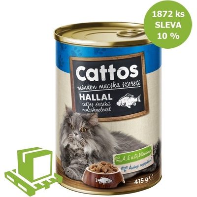 Cattos Cat rybí 415 g