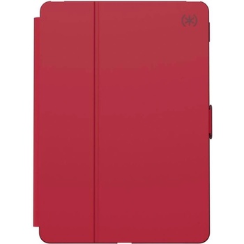 Speck Balance Folio Case - текстилен калъф и поставка за iPad 7 (2019) (червен)