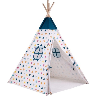 Bigjigs Toys Teepee pestrofarebné