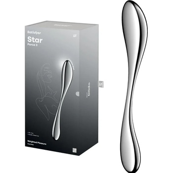 Метално дилдо с два стимулиращи края, 24см. - Steel Dildo Star Force 3 (D-244938)