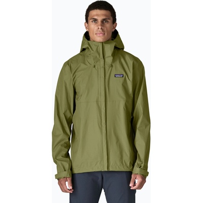 Patagonia Мъжко яке за дъжд Patagonia Torrentshell 3L Rain caper green