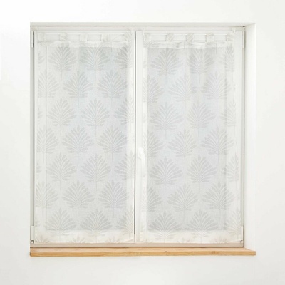 Biele voálové záclony v súprave 2 ks 60x90 cm Levita – douceur d'intérieur