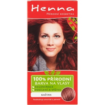 Henna přírodní barva na vlasy kaštan