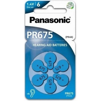Panasonic baterie do naslouchadel 6ks PR675(PR44)