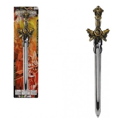 Teddies Meč rytiersky plast 58cm na karte